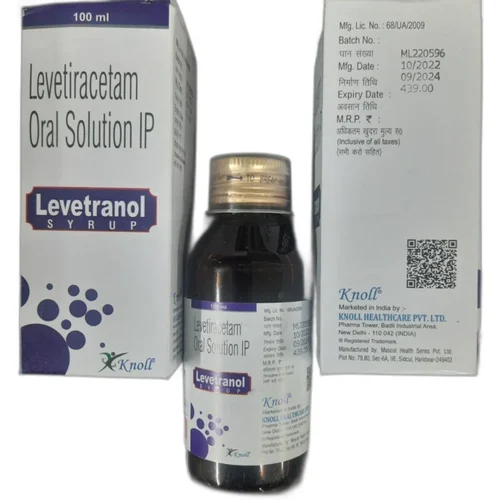 Levetranol Levetiracetam IP Oral Solution - Available in India