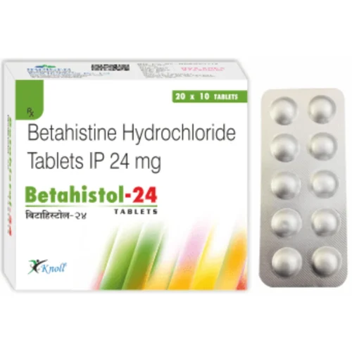 24 mg Betahistol-24 Betahistine Hydrochloride IP Tablets - Available in India