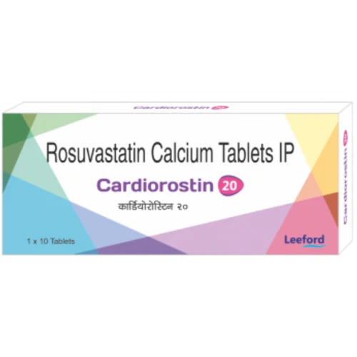 20 Mg Cardiorostin 20 Rosuvastatin Calcium IP Tablets - Available in India