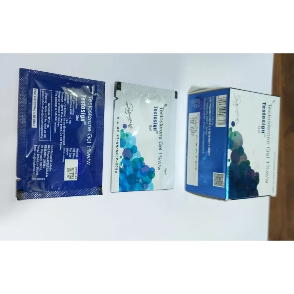Testosign Testosterone Gel - Available in India