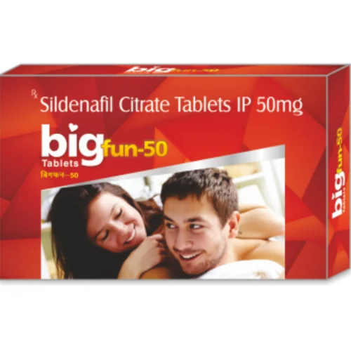 BIG FUN 20 SILDENAFIL CITRATE 50 MG TABLET - Available in India