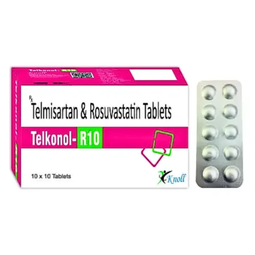 10 mg Telkonol-R10 Telmisartan & Rosuvastatin Tablets - India