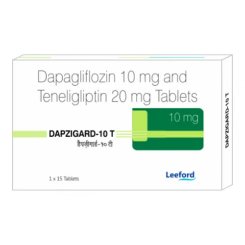 10 mg DAPZIGARD-10 T Dapagliflozin 10 mg and Teneligliptin 20 mg Tablets - Available in India
