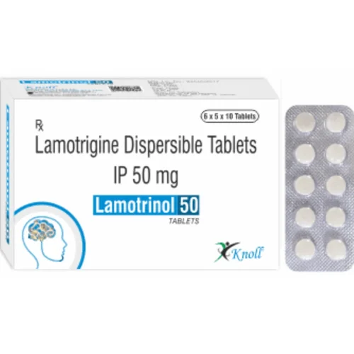 50 mg Lamotrinol 50 Lamotrigine Dispersible IP Tablets - Available in India
