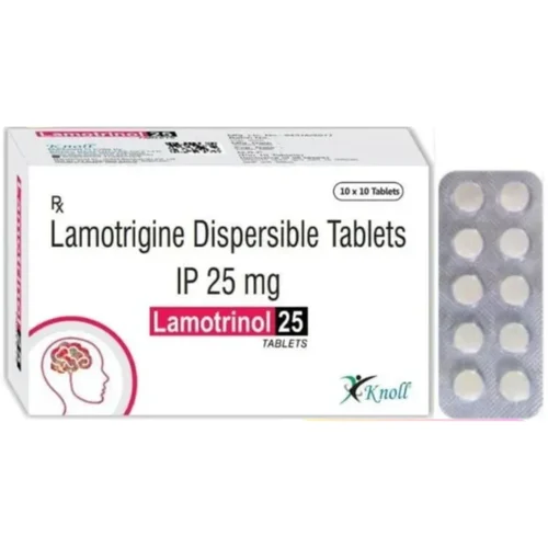 25 mg Lamotrinol 25 Lamotrigine Dispersible IP Tablets - Available in India