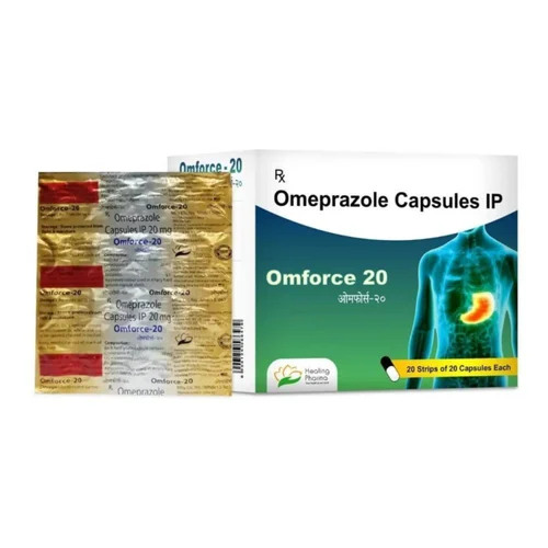 20 Mg Omforce 20 Omeprazole IP Capsules - Available in India