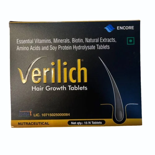 Verilich Hair Growth Tablets - Available in India