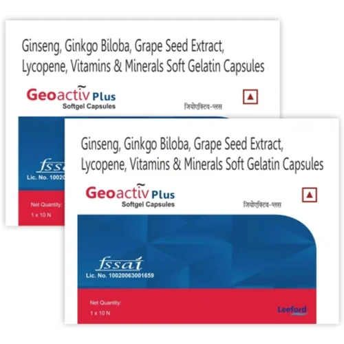 Geoactiv Plus Soft Gelatin Capsules - Available in India