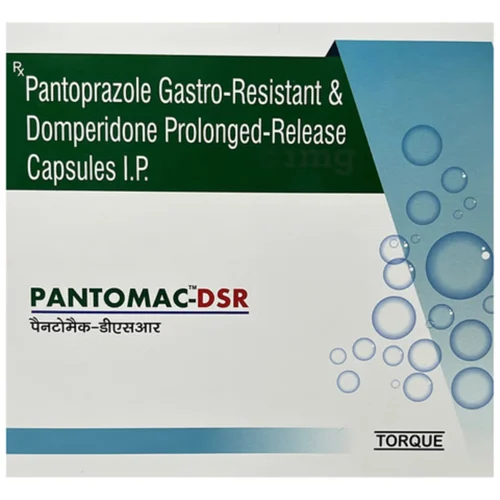 PANTOMAC-DSR Pantoprazole Gastro-Resistant & Domperidone Prolonged-Release I.P. Capsules - Available in India