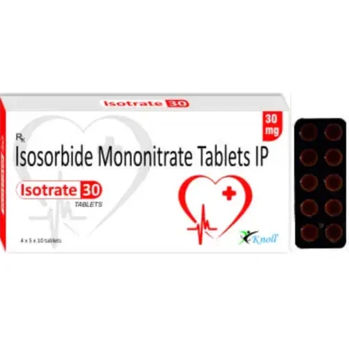 30 mg Isotrate 30 Isosorbide Mononitrate IP Tablets - Available in India