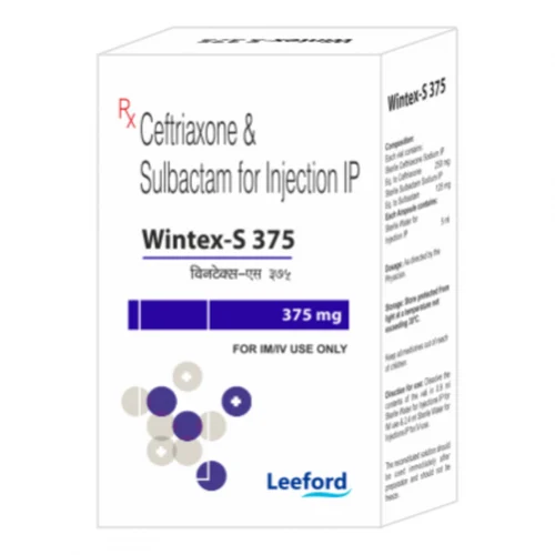 Wintex-S 375 Ceftriaxone & Sulbactam for IP Injection - Available in India