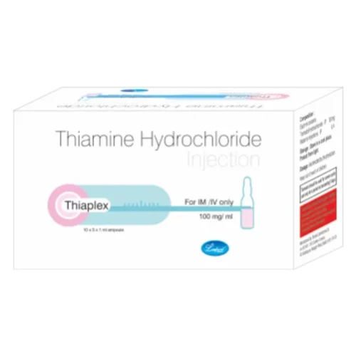 100 mg Thiaplex Thiamine Hydrochloride Injection - Available in India