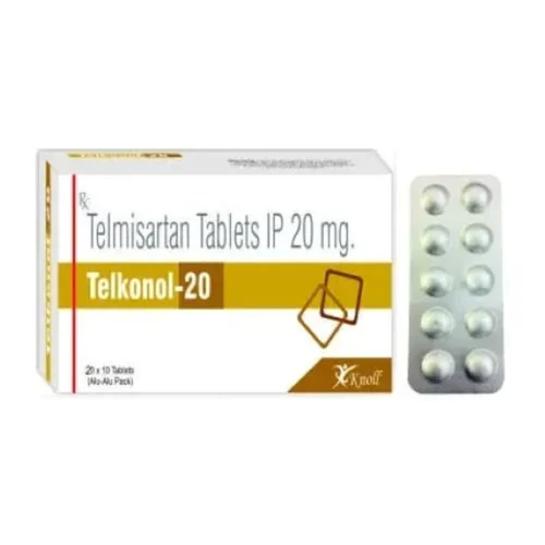 20 mg Telkonol-20 Telmisartan IP Tablets - Available in India