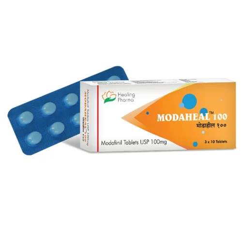 100 mg MODAHEAL 100 Modafinil USP Tablets - Available in India