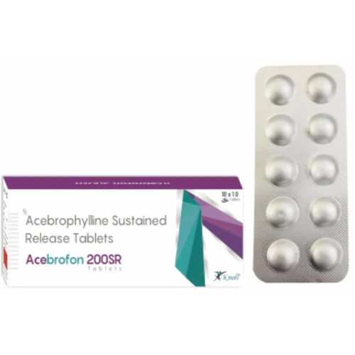 200 mg Acebrofon 200SR Acebrophylline Sustained Release Tablets - Available in India