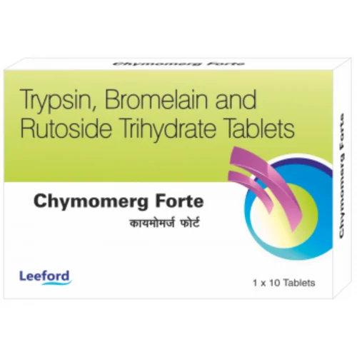 Chymomerg Forte Trypsin, Bromelain and Rutoside Trihydrate Tablets - Available in India