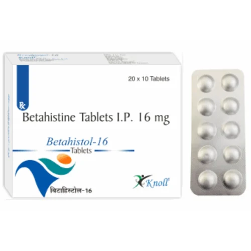 16 mg Betahistol-16 Betahistine I.P. Tablets - Available in India