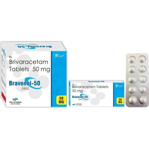 50 mg Bravonol-50 Brivaracetam IP Tablets - Available in India