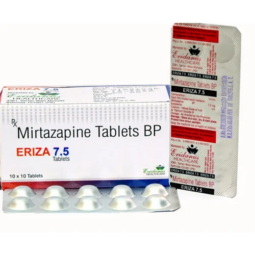 7.5 mg ERIZA 7.5 Mirtazapine BP Tablets - Available in India