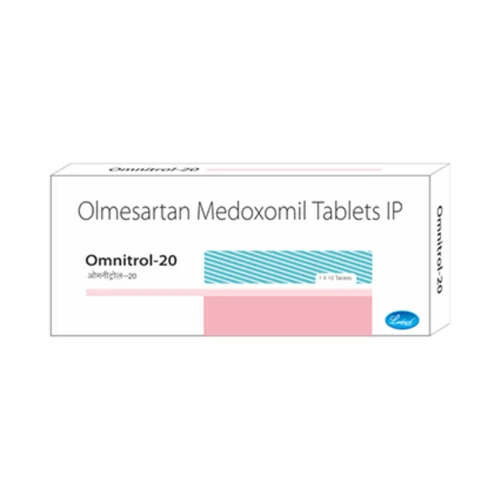 20 mg Omnitrol-20 Olmesartan Medoxomil IP Tablets - Available in India