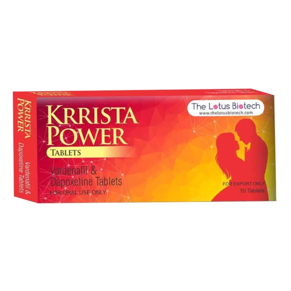 KRRISTA POWDER Vardenafil & Dapoxetine Tablets