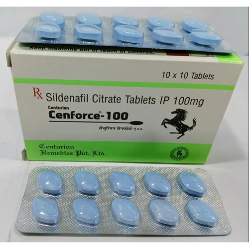 100 mg Cenforce-100 Sildenafil Citrate IP Tablets