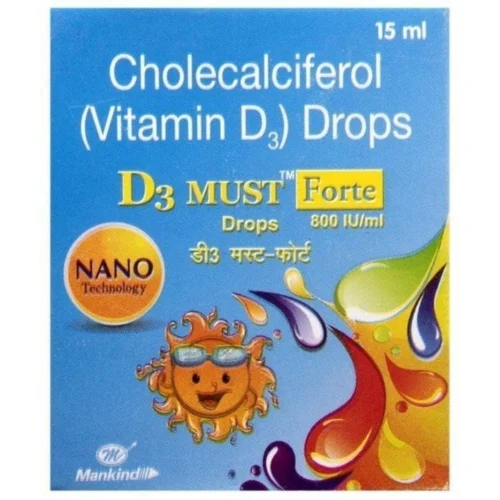 800 IU D3 MUST Forte Cholecalciferol (Vitamin D3) Drops