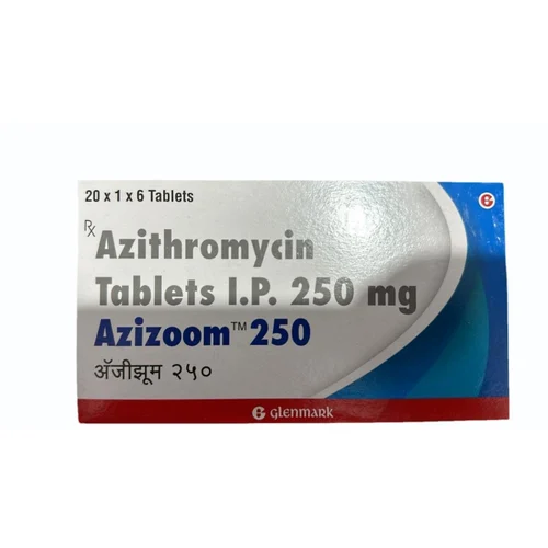 250 mg Azizoom 250 Azithromycin I.P. Tablets