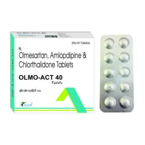 40 mg OLMO-ACT 40 Olmesartan, Amlopdipine & Chlorthalidone Tablets