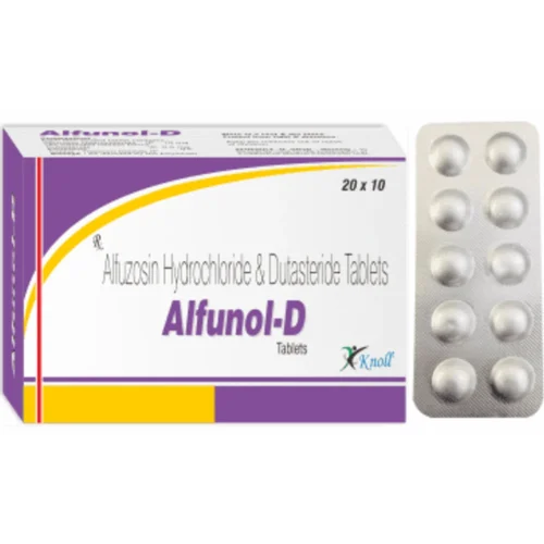 Alfunol-D Alfuzosin Hydrochloride & Dutasteride Tablets - Available in India
