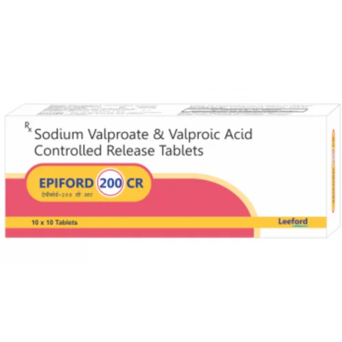 200 mg EPIFORD 200 CR Sodium Valproate & Valproic Acid Controlled Release Tablets