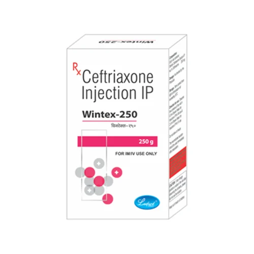 250 mg Wintex-250 Ceftriaxone IP Injection - Available in India